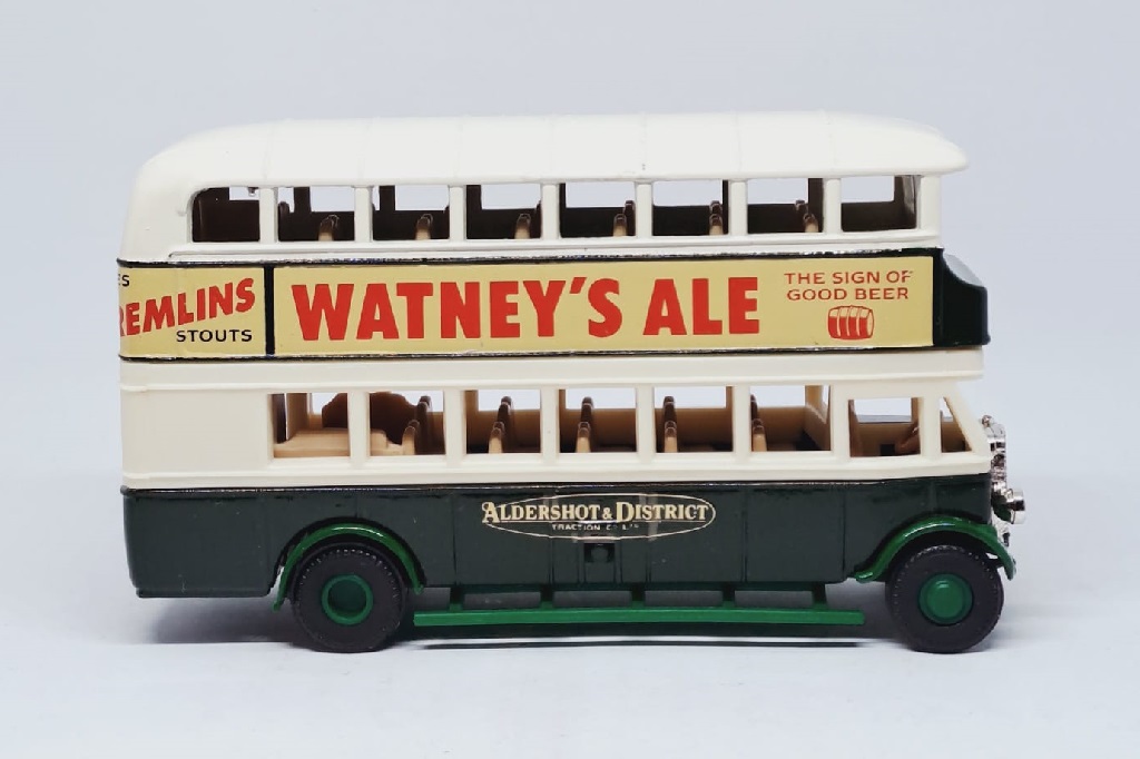 Camberley, Hogs Back (Watney's Ale); 1929 Leyland Titan Bus
